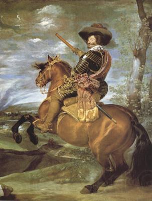 Diego Velazquez Portrait equestre du comte-duc d'Olivares (df02)